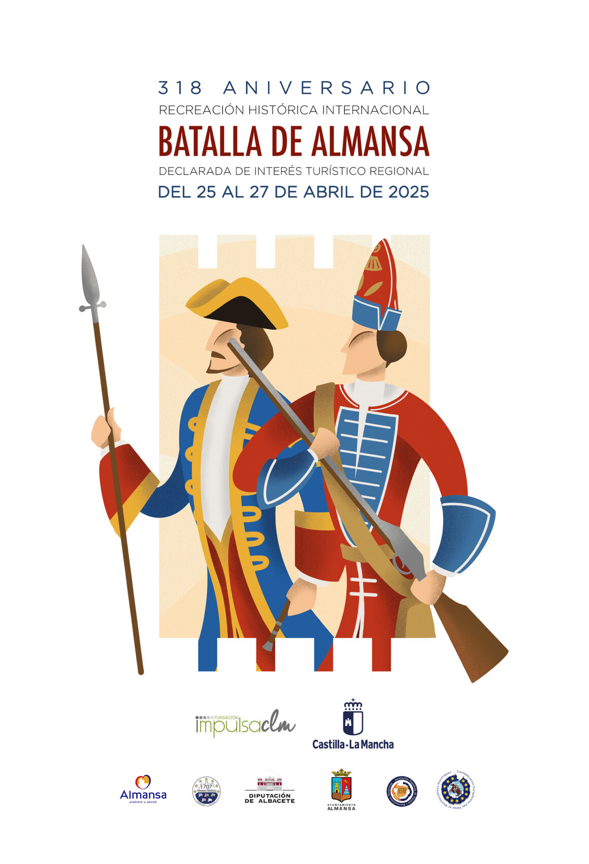 Cartel Batalla de Almansa 2025