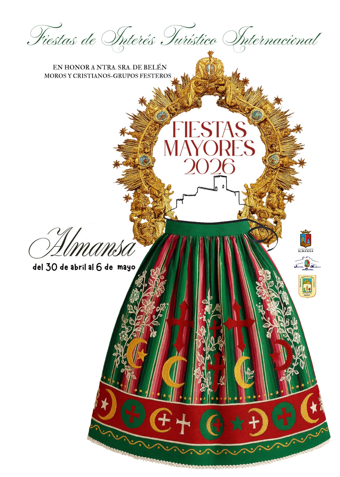Cartel de las Fiestas Mayores de Almansa 2026